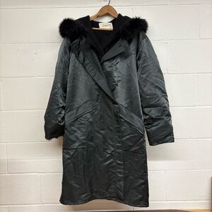 Linda Lundstrom La Parka Black Wool Nylon Outer Shell